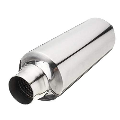 マフラー　レゾネーター　ステンレス　加工用などに Amazon | AL 汎用マフラーチップ マフラーカッター エキゾースト