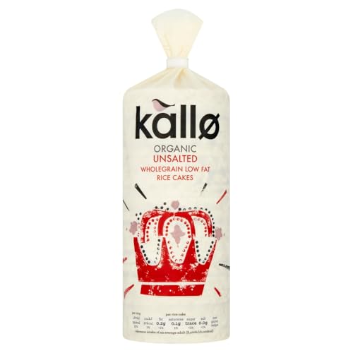Kallo Thick No Salt Rice Cake 130g