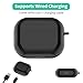 Charging Case Inended for Samsung Galaxy Buds 3 Pro,Replacement Charger Station with USB C Cable Wired Earbuds Charger Case Dock Stand Cradle Cover (Black)