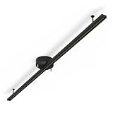 ダクトレール 1.5m ライティングレール 照明 レール ライトレール 配線ダクトレール シーリング Coizabera 工事不要 自由に位置調整 リビング ダイニング 寝室 キッチン オフィス 店舗用 雰囲気演出に最適 ブラック