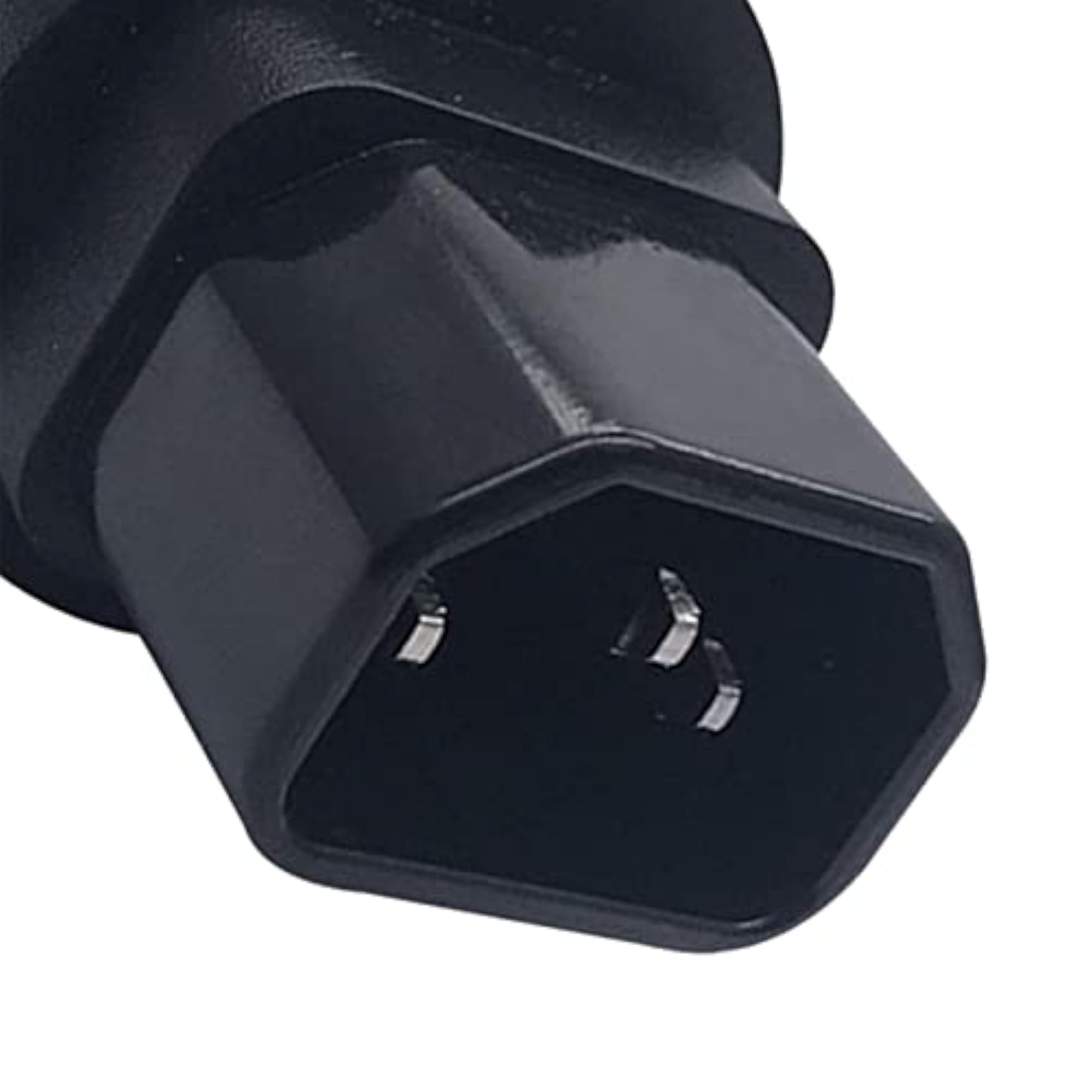 IEC320 C14 to US Standard NEMA 5-15R Power Adapter