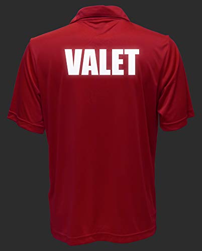Valet Parking Staff Polo, uniforme para personal de estacionamiento, diseño reflectante, polo de rendimiento con control de humedad miniatura 4