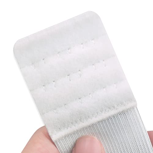 Yolev 3 Stück BH-Verlängerer für Damen 3 Haken 3 Reihen Stretch-Unterwäsche Verlängerungsschnalle Verlängerungsgurt Schwangerschaftszubehör