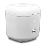 東京Deco 炊飯器 2合炊き 保温機能付 ホワイト [炊飯と蒸し料理が同時に調理可能] 蒸し皿付き 一人暮らし (炊飯 保温 白米 玄米 雑穀米 蒸し料理) サポート 炊飯器 調理鍋 炊飯 独り暮らし 3 5.5 1 独り暮らし ih 合 升 d000