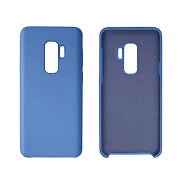 Capinha Colorida Linha PREMIUM Compatível Com Samsung Galaxy S9 PLUS Preto, Branco, Vermelho, Amarelo, Lilás, Roxo, Azul, Laranja, Marrom, Verde, Cinza, Rosa Case Slim Flexível Aveludada 3 Camadas De Proteção DUPIN (blue)