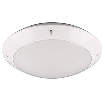 Reality Leuchten R60501031 – Plafoniera da esterni Camaro, in plastica bianca, non inclusa 1 x E27.