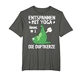 Entspannen Mit Yoga Frosch Motiv Witzig - Meditation Fitness T-Shirt