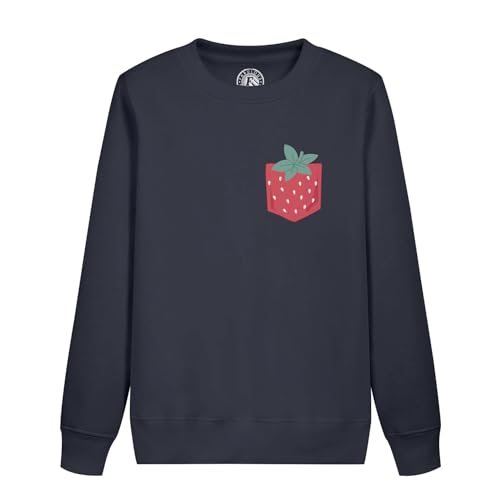Sweatshirt enfant avec poche fraise idéal pour les sorties au parc
