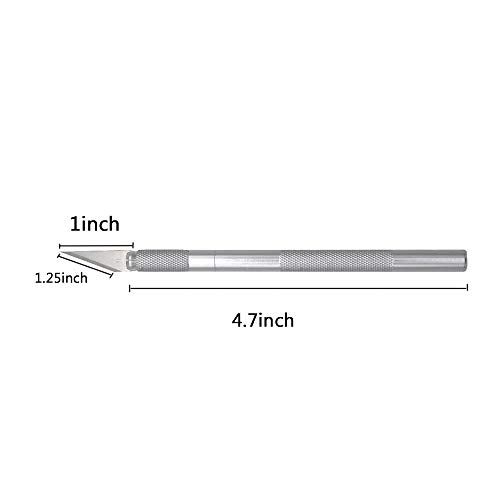 Souyos 10 Pcs Craft Knife Precision Cutting Hobby Knife,Professional Razor Sharp Pen Knife With Safety Cap For Art,Fabric,Thin Metal,Paper #TOP3