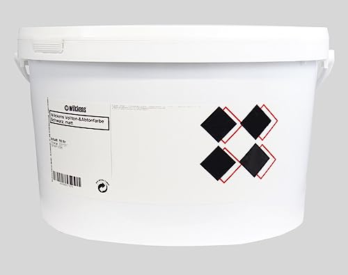 Wilckens Kulissenfarbe Fassadenfarbe Voll- und Abtönfarbe Schwarz 10 Liter