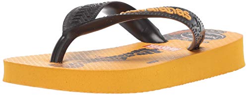 Havaianas Kid's Marvel Flip Flop Sandal, Banana Yellow, 11/12 M US Little Kid