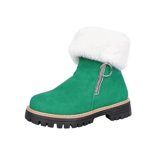 Bottes courtes pour femme grande taille solution pieds froids hiver couleur unie