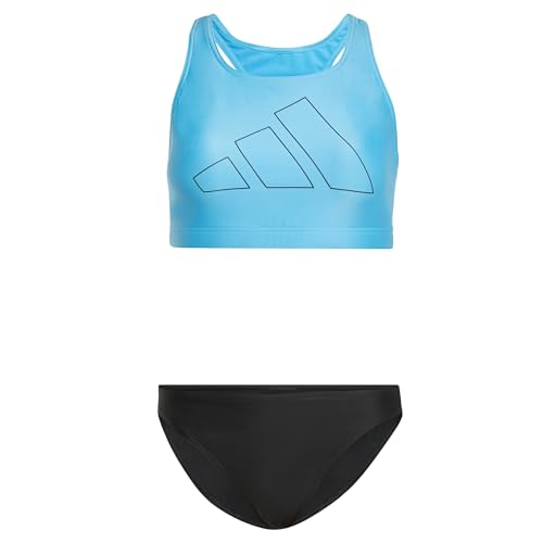 adidas Bikini Big Bars para Mujer, 36 Pulgadas, Color Negro, Negro, 40
