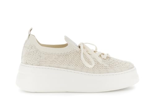 CAFèNOIR - Zapatillas Sin Cordones con Cordones, para Mujer, Color Blanco, Talla 35