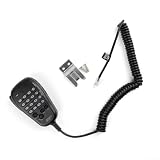 Ham Funkmikrofon Ersatz MH-36 für Yaesu FT-2600M FT-3000M FT-8800R, Mobiles Transceiver Handmikrofon mit Hintergrundbeleuchtung Tastenfeld, programmierbare Soft-Tasten, hoch