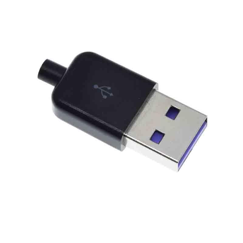 20sets TypeC with TypeA USB2.0 Male Plug DIY Data Cable Accessories Interface Connector
