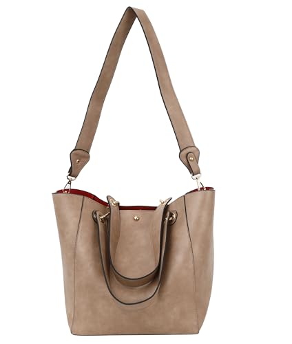 Image of sqlp Large Work Tote Bag for Women Designer Handbags Big Bucket Purses