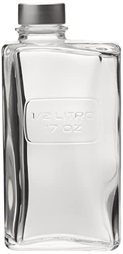 Garrafa Retang com Tampa Optima Luigi Bormioli 0,5L