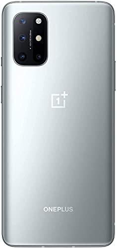 OnePlus 8T 5G Dual-SIM 256GB ROM + 12GB RAM Factory Unlocked International Version (NOT for VERIZON - Boost Cricket) Android Smartphone (Lunar Silver)
