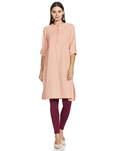 Image of GO COLORS Women Slim Cotton Leggings