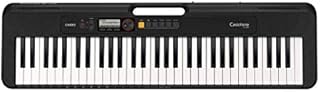 Casio CT-S200BKAD 61 Key Portable Electronic Keyboard in Black with Dance Music Mode and AC Adapter