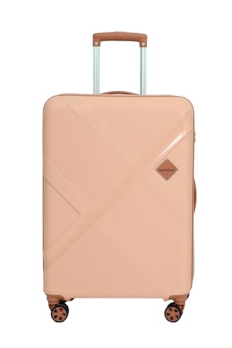 Image of American Tourister Kamiliant -8 Wheel, 3PC Set (Small + Medium + Large) Hard PP Suitcase for Travel /Trolley Bag for Travel /Travel Bag with TSA Lock & Smooth Sliding Double Wheel (Spanish Peach)