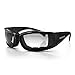 Bobster ? Invader, Gloss Black Frame, Clear Photochromic Lens