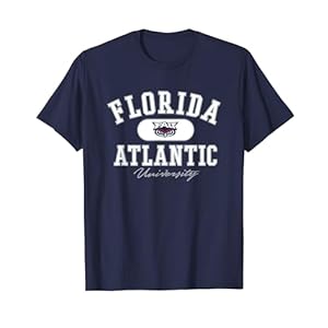Florida Atlantic Owls Varsity Navy Officially Licensed T-Shirt