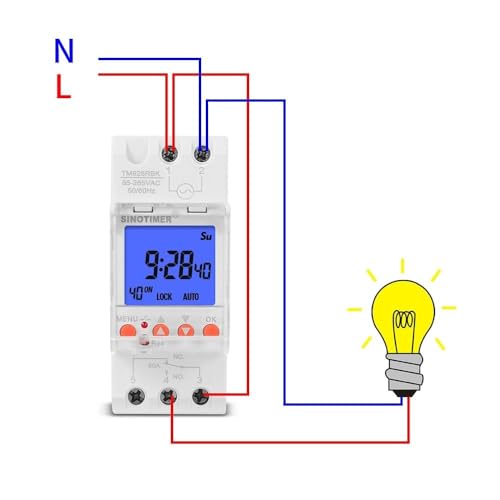Disjoncteur robuste 30A programmable pour programmer vos appareils sur écran LCD