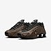 Nike Shox R4 Shoes (AR3565-007, Off Noir/Ironstone/Dark Smoke Grey) Size 9