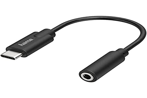 Adaptateur USB C vers Jack 3.5 mm Hama pour iPhone 16 et Samsung S23