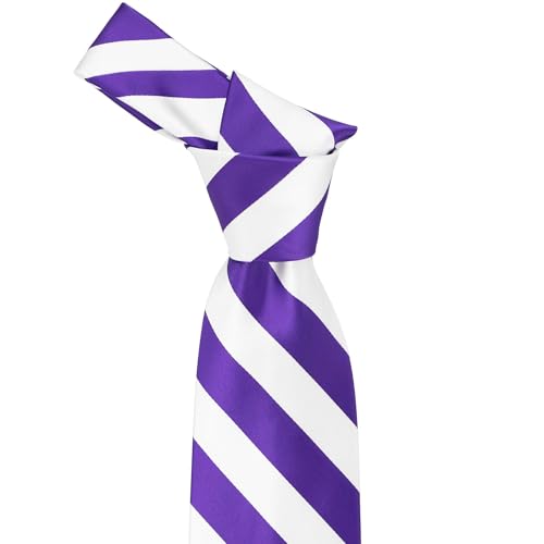 Image of tiemart Men's Striped Tie Standard Length