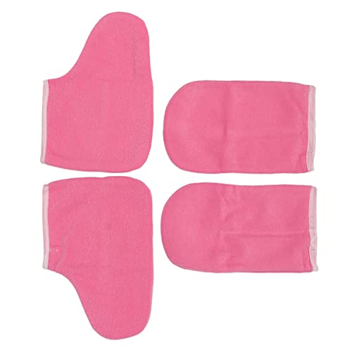 Manoplas térmicas para spa de manos y pies rosadas miniatura 3