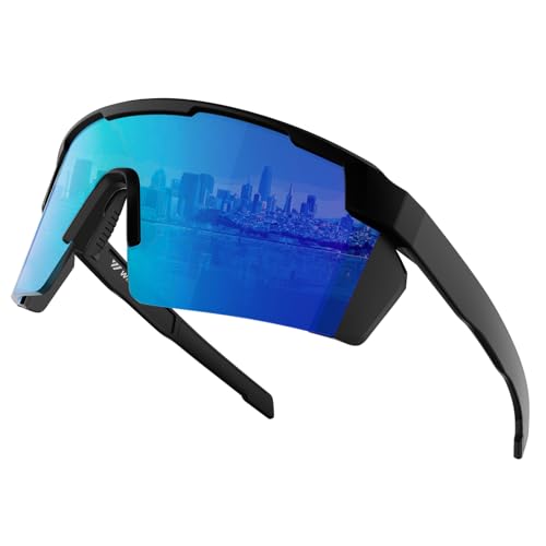 Image of WISTON XL Z87 Sunglasses for Big Wide Heads Men Women,TR90 Ultralight UV400 Protection Sun Glasses Z8224