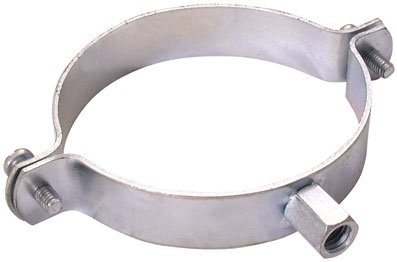 JAYMAC40-46MM ID AIR-PRO PIPE CLAMP STEEL - Unlined, M8/M10 (Pipe Clamps)