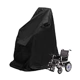 TJFU Wheelchair Covers Waterproof, Folding Wheelchairs Mobility Scooter Outdoor Storage Covers, Oxfo