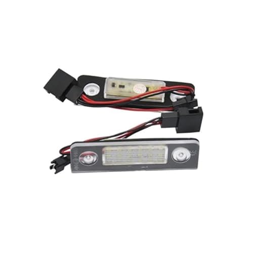 Luces matrícula Skoda Octavia II soluciona luz fundida bombilla trasera blanca 2uds 2