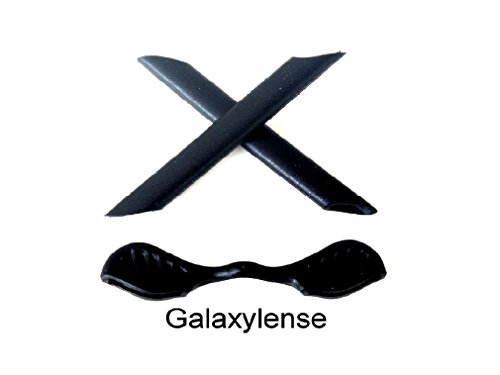 Image of Galaxy Replacement Lenses + Nose Pad + Earsocks For Oakley Radarlock Path Black Color