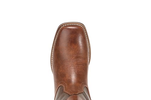 Image of IUV Cowboy Boots For Men Wide Western Boot Traditional American Flag Retro Square Toe Country Work Boots