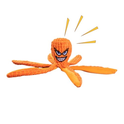 NevPuose Tough Dog Toys - Octopus Puppy Enrichment Chew Toys - Bissfeste Haustierprodukte für kleine, mittelgroße und große Rassen, um sie zu beschäftigen