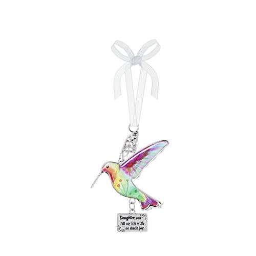 Ganz Decor Life is Beautiful Hummingbird Ornament 3.75" H