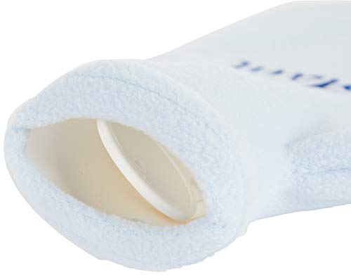 Fashy Hot Water Bottle With Fleece Cover And Embroidery, 0.19, Light Blue, 190 G #TOP1