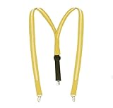 hula bretelle a led, bretelle posteriori bretelle luminose a led neon stripe bretelle bretelle a forma di y (giallo)