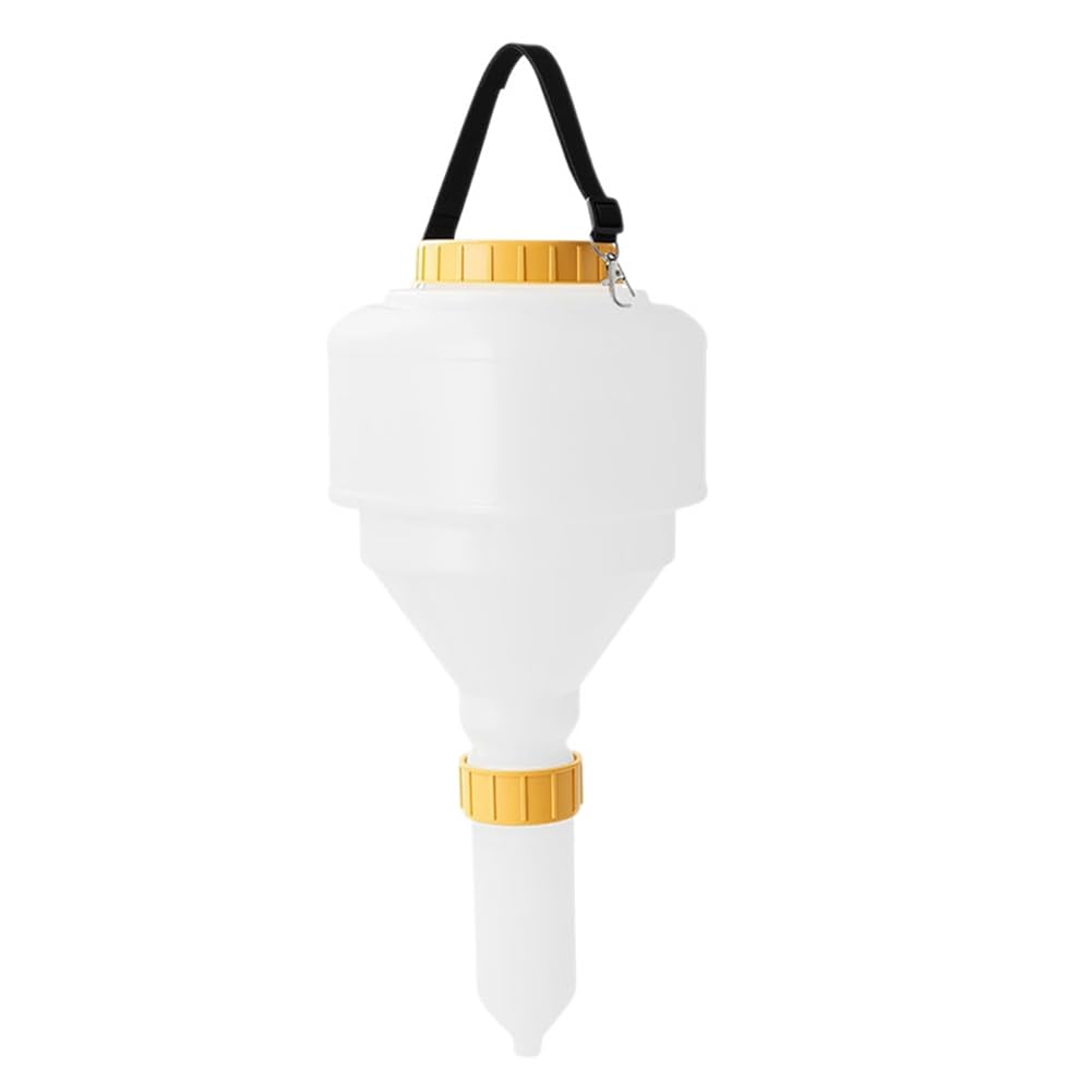 Aundhegrtt Sauces Dispenser 3.5L Large Capacity Hanging for Restaurant BBQ Refillable Leak-Proof Squeeze Bottle Design