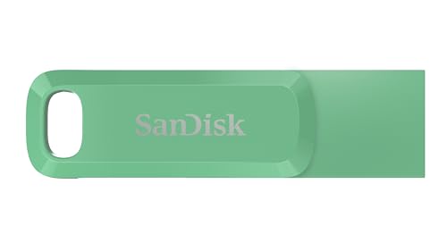 Image of SanDisk Ultra Dual Drive Go USB Type- C, Absinthe Green, India, 150MB /s 64GB, Mobile Pendrive