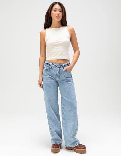 Rsq Womens High Rise Baggy Jeans4