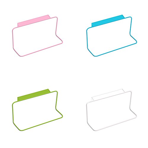 Splenssy Kabinet deur terug handdoekhouder kunststof bekleed handdoek hangen multifunctionele keuken kleerhanger rek - Image 8