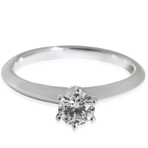 Pre-Loved Tiffany Solitaire Engagement Ring, Platinum, Diamond, 6 US