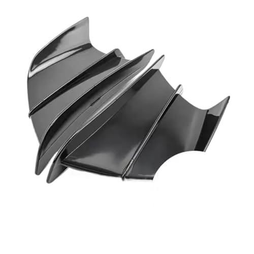 Déflecteur d'air moto universel pour carénage Kawasaki aileron latéral sport ABS noir