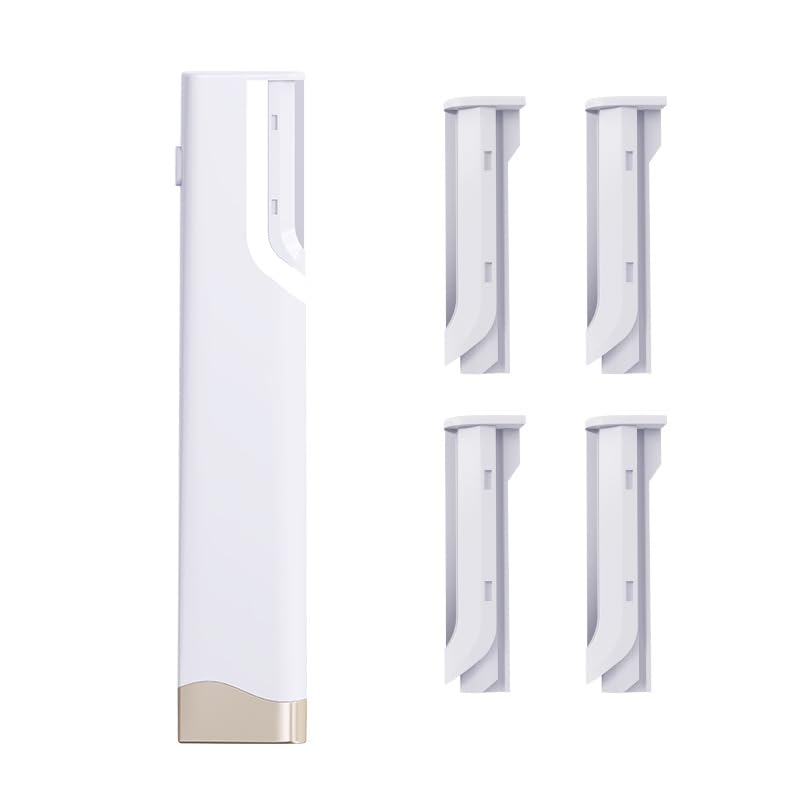 Facial Dermaplane Tool for Women, Painless Sonic Peach Fuzz Hair Removal & Exfoliation Razor with Magnetic Hanging (white)
